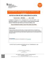 DECLARACION DE ALERTA ANTE EL RIESGO DE FUERTES RACHAS DE VIENTO DEL 08/10/2024 AL 10/10/2024.