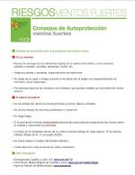CONSEJOS DE AUTOPROTECCIÓN VIENTOS FUERTES