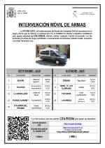 INTERVENCIÓN MÓVIL DE ARMAS
