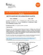 DECLARACIÓN ALERTA METEOROLÓGICA POR TORMENTAS Y LLUVIAS EN TODAS LAS PROVINCIAS DE CASTILLA Y LEÓN.
