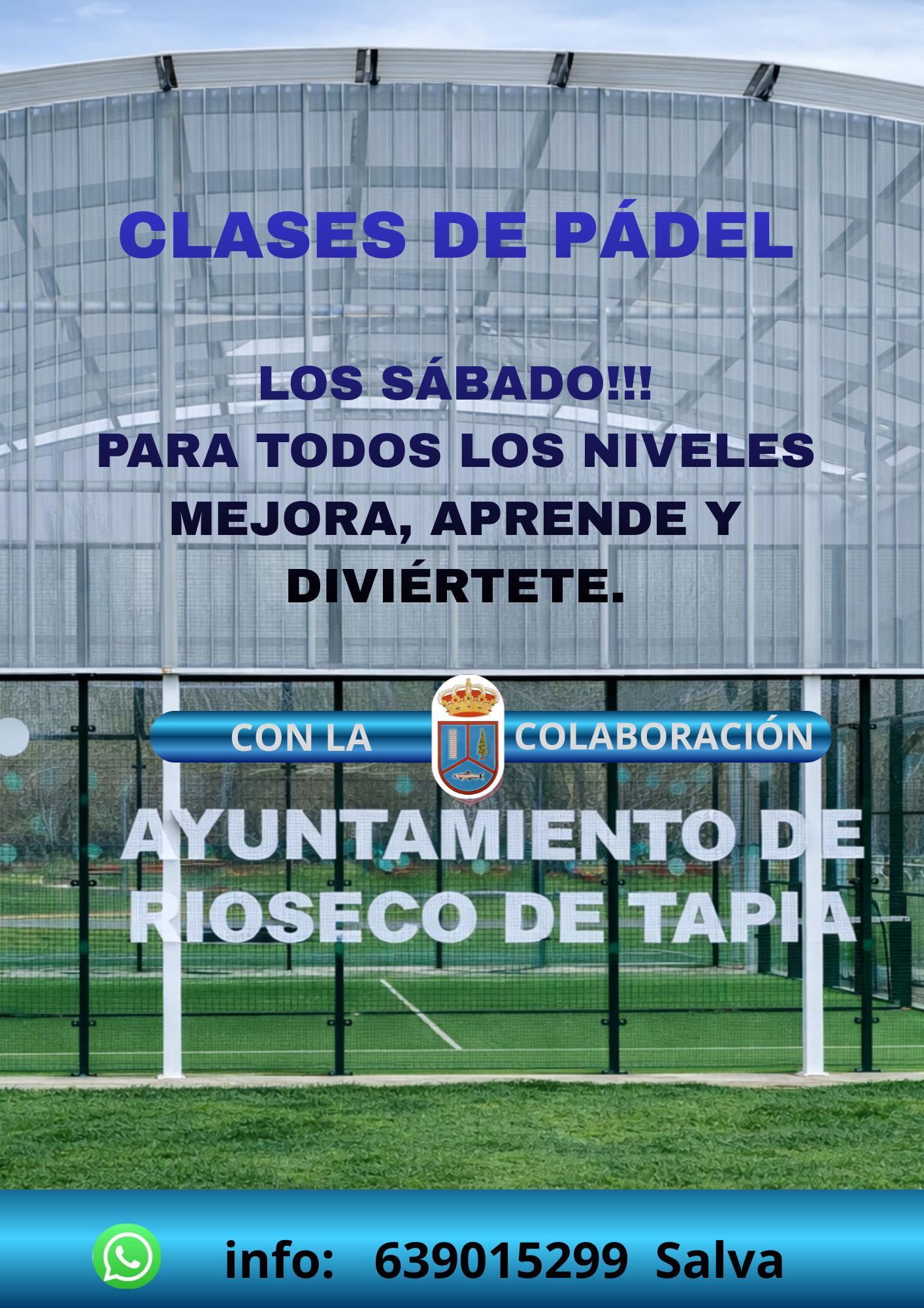 CLASES DE PÁDEL RIOSECO 2026