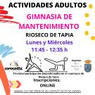 ACTIVIDADES DEPORTIVAS ADULTOS CURSO 2026-2027